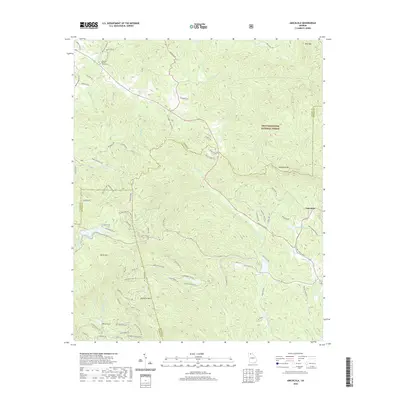 2020 Map of Amicalola, 2020 Print