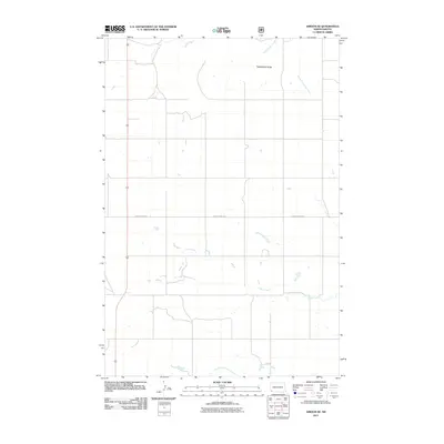 2011 Map of Amidon SE, 2011 Print