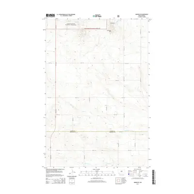 2014 Map of Amidon SE, 2014 Print