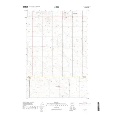 2018 Map of Amidon SE, 2018 Print