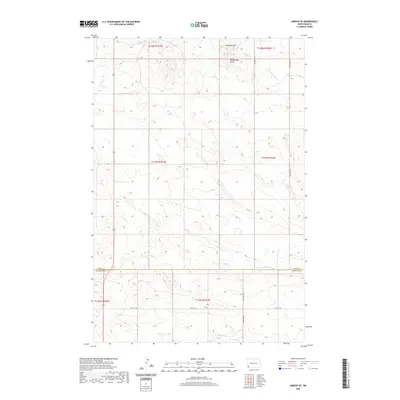 2020 Map of Amidon SE, 2020 Print