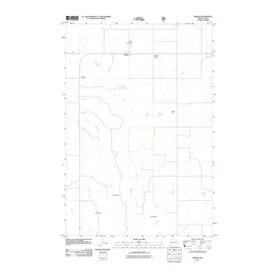 2011 Map of Amidon, 2011 Print
