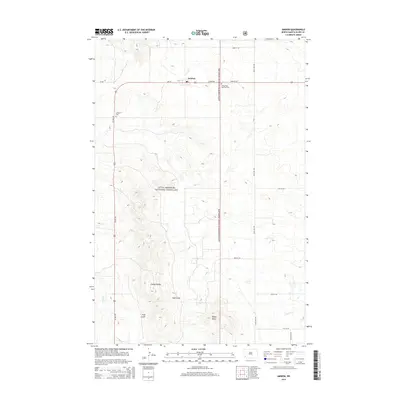 2014 Map of Amidon, 2014 Print