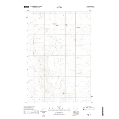2018 Map of Amidon, 2018 Print