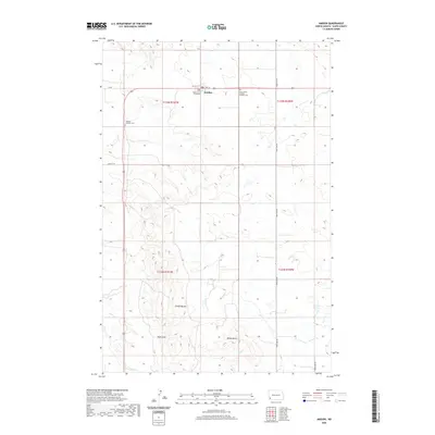 2020 Map of Amidon, 2020 Print
