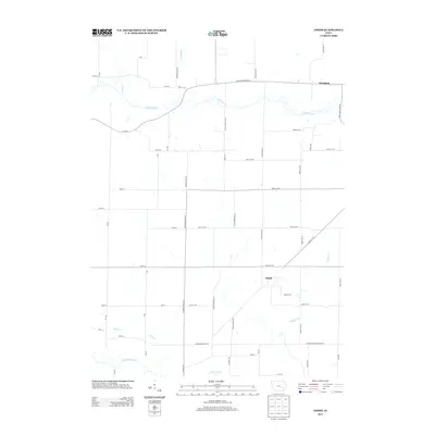 2013 Map of Amish, 2013 Print