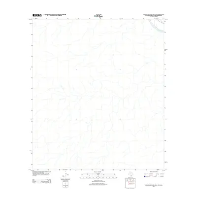 2013 Map of Amistad Dam OE S, 2013 Print
