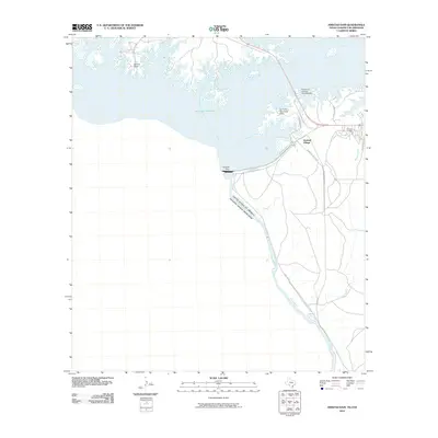 2010 Map of Amistad Dam, 2010 Print