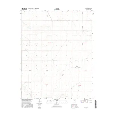 2017 Map of Amistad, 2017 Print