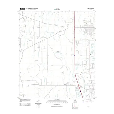 2012 Map of Amite, 2012 Print