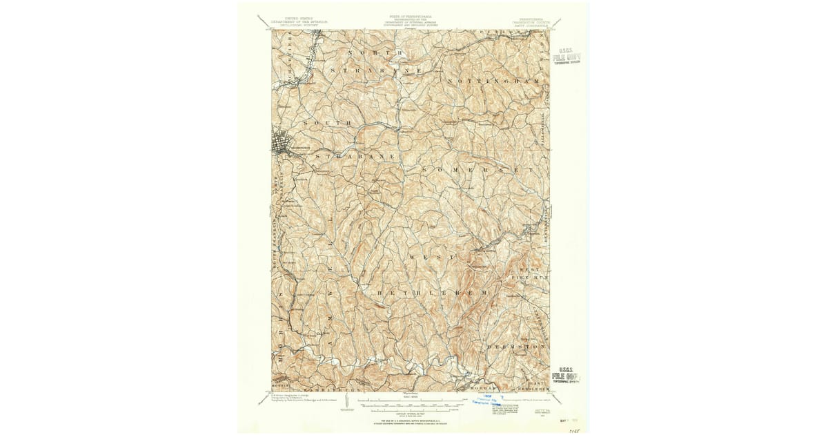 1900 1909 Maps of Houston Washington - Amity Washington County Pa Usgs Topo 1901 P1956 Og 1200x630 