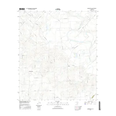 2016 Map of Ammannsville, 2016 Print