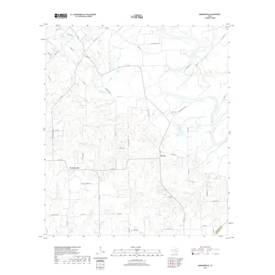 2019 Map of Ammannsville, 2019 Print