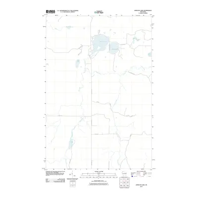 2010 Map of Amnicon Lake, 2010 Print