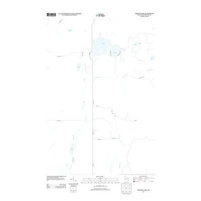 2013 Map of Amnicon Lake, 2013 Print