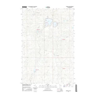 2015 Map of Amnicon Lake, 2015 Print