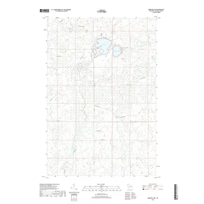 2018 Map of Amnicon Lake, 2018 Print