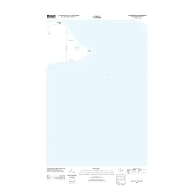 2013 Map of Amnicon Point, 2013 Print