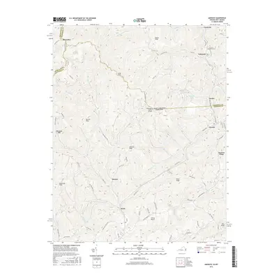 2016 Map of Amonate, 2016 Print