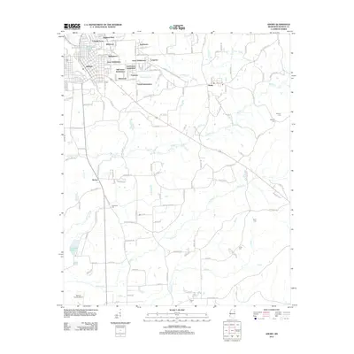 2012 Map of Amory, 2012 Print