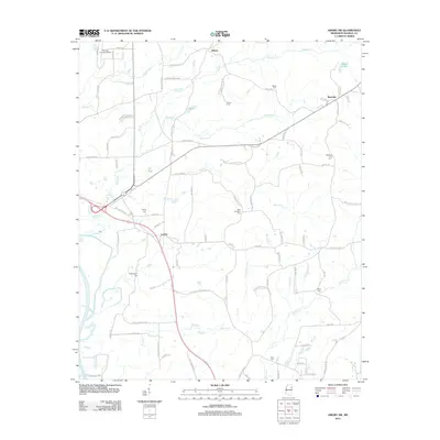 2012 Map of Amory SW, 2012 Print