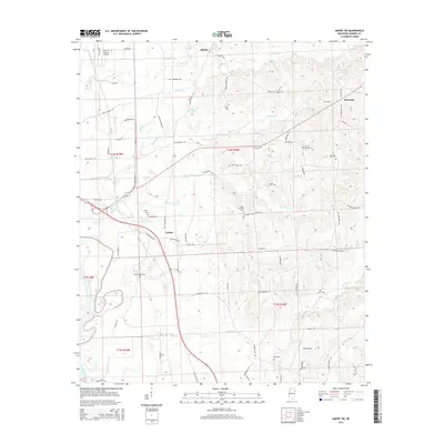 2015 Map of Amory SW, 2015 Print