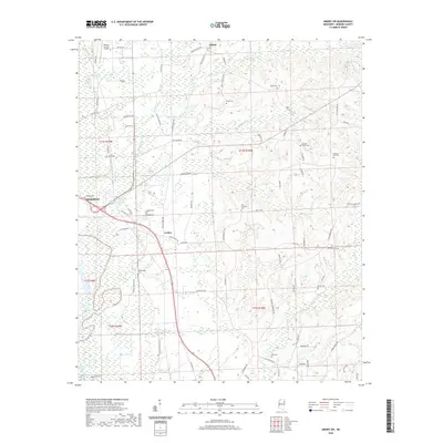 2020 Map of Amory SW, 2020 Print