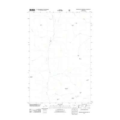 2011 Map of Amphitheatre Mountain, 2011 Print