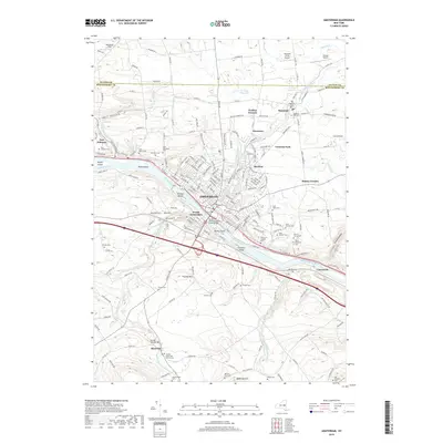 2019 Map of Amsterdam, 2019 Print