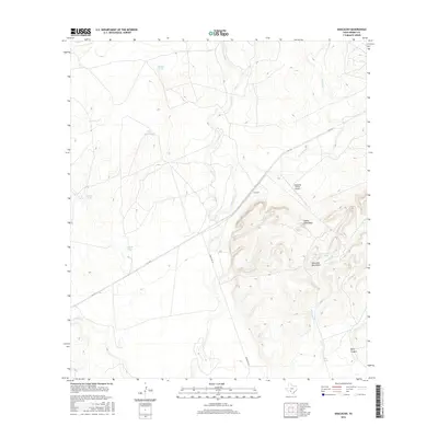 2016 Map of Anacacho, 2016 Print