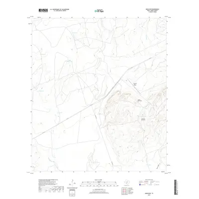 2019 Map of Anacacho, 2019 Print