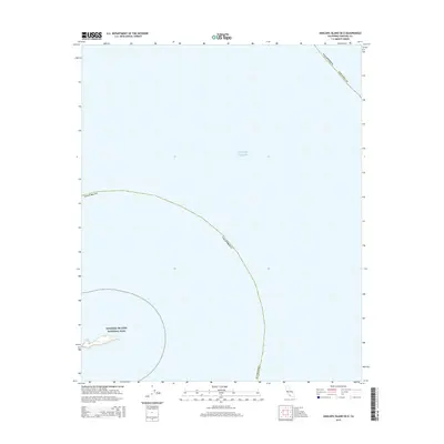 2015 Map of Anacapa Island OE E, 2015 Print