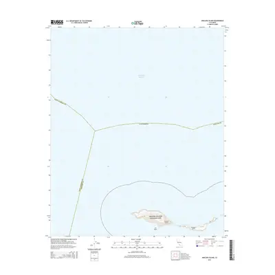 2015 Map of Anacapa Island, 2015 Print