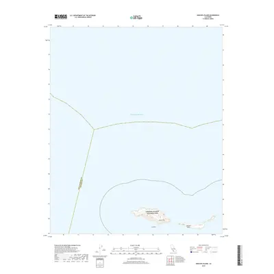 2018 Map of Anacapa Island, 2018 Print