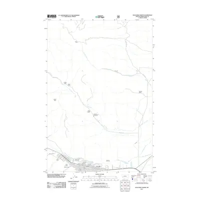 2011 Map of Anaconda North, 2011 Print