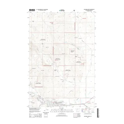 2014 Map of Anaconda North, 2014 Print