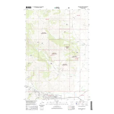 2017 Map of Anaconda North, 2017 Print