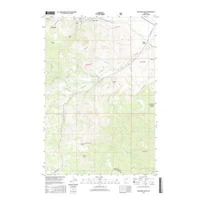 2017 Map of Anaconda South, 2017 Print
