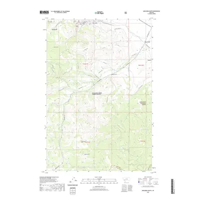 2020 Map of Anaconda South, 2020 Print