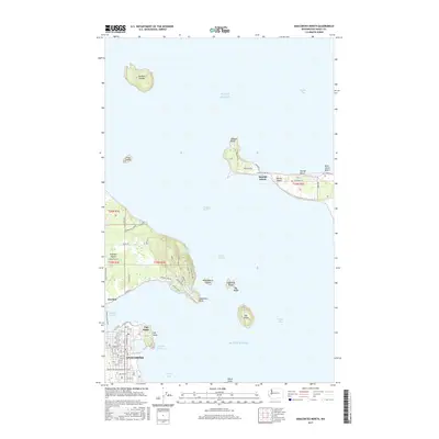 2017 Map of Anacortes North, 2017 Print