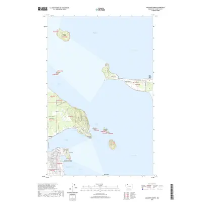2020 Map of Anacortes North, 2020 Print