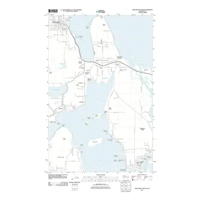 2011 Map of Anacortes South, 2011 Print