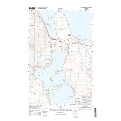 2014 Map of Anacortes South, 2014 Print