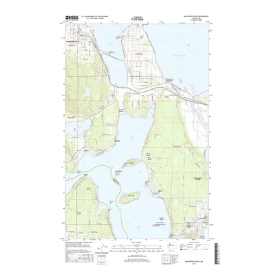 2017 Map of Anacortes South, 2017 Print