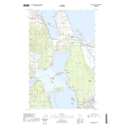 2020 Map of Anacortes South, 2020 Print