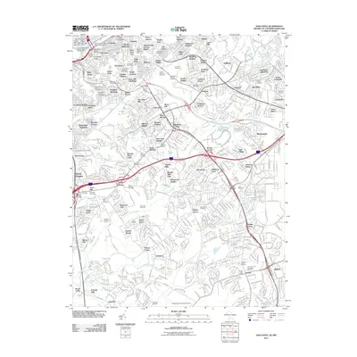 2011 Map of Anacostia, 2011 Print