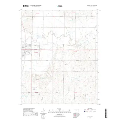 2018 Map of Anadarko East, 2018 Print