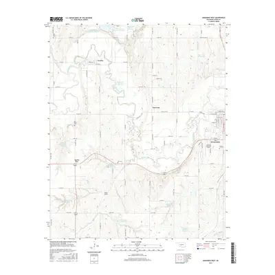 2016 Map of Anadarko West, 2016 Print