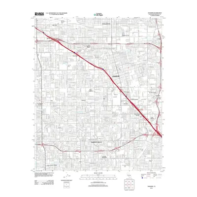 2012 Map of Anaheim, 2012 Print