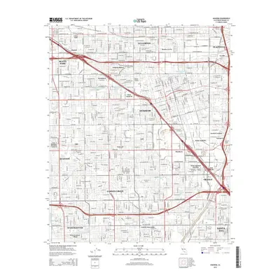 2015 Map of Anaheim, 2015 Print
